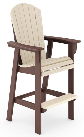 St Simons Fan Back Bar Chair (Premium)