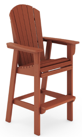 St Simons Fan Back Bar Chair (Premium)