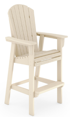 St Simons Fan Back Bar Chair (Premium)