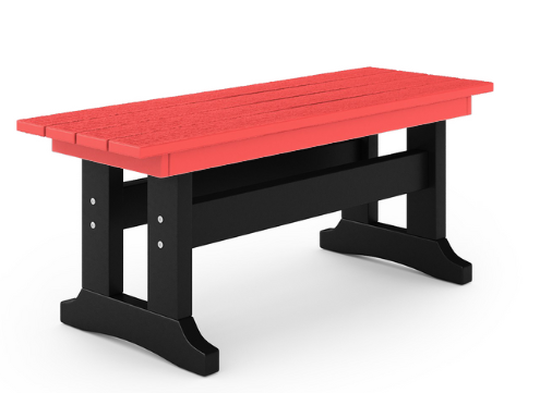 42" St Simons Backless Dining Bench