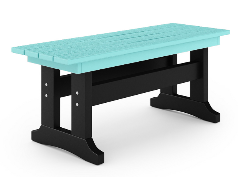 42" St Simons Backless Dining Bench