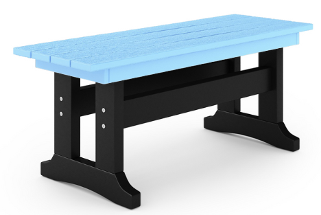 42" St Simons Backless Dining Bench