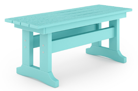 42" St Simons Backless Dining Bench